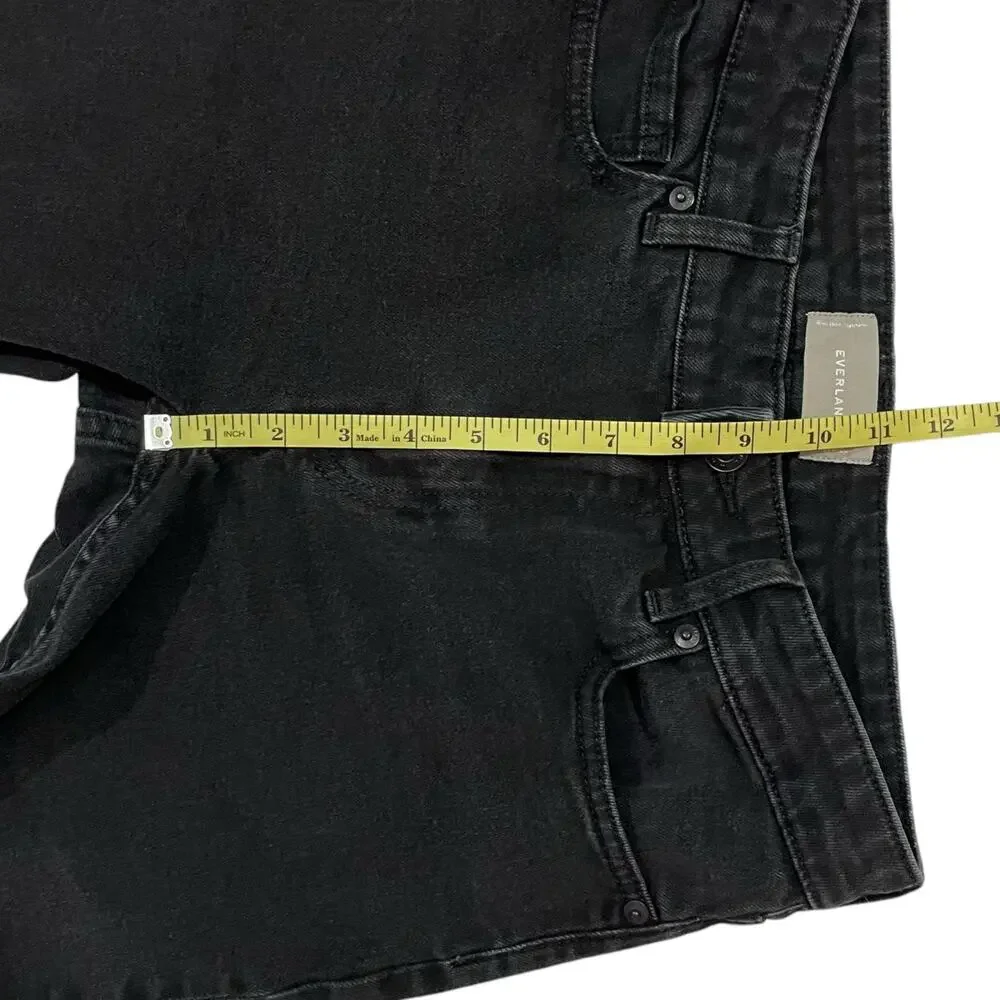 Everlane Mid-Rise Skinny Jeans - Washed Black - 28 Ankle